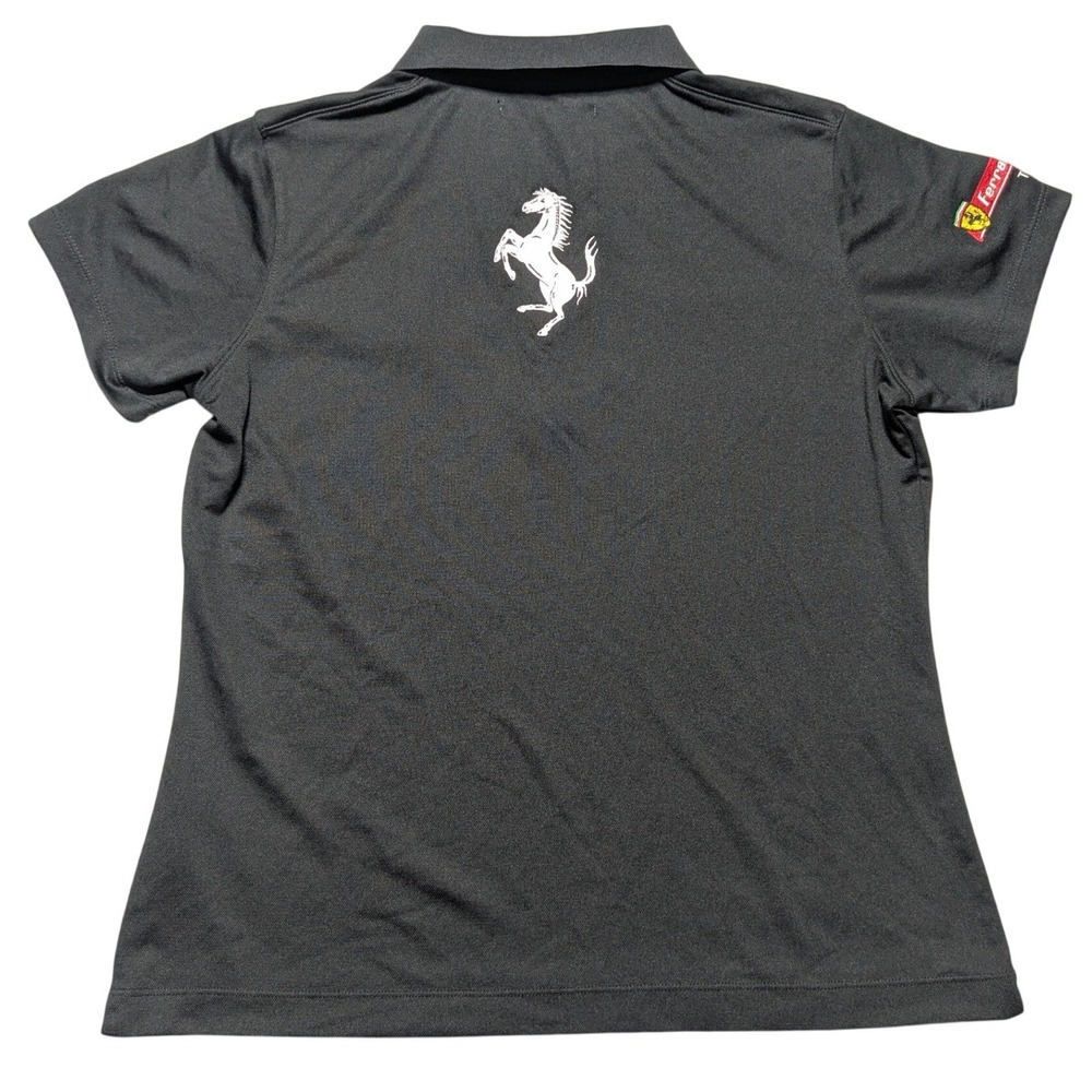 Ferrari of Washington Trofeo Pirelli x Nike Golf Women Large Polo Shirt EUC